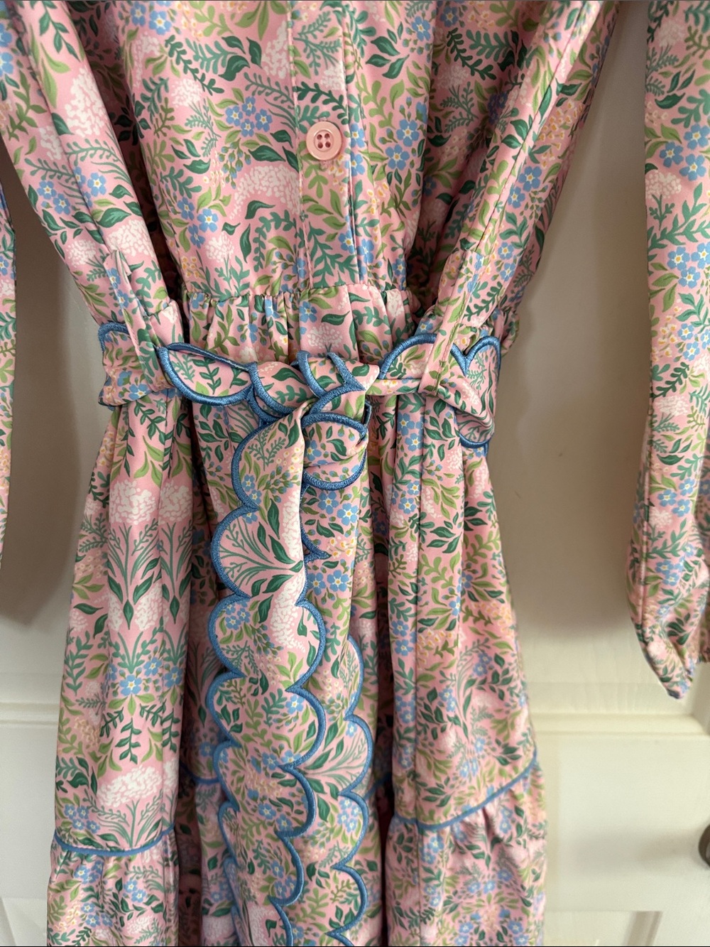 SSYS Vintage-Inspired Cottage Core Grandma Chic Bohemian Midi Dress L - Picture 5 of 7